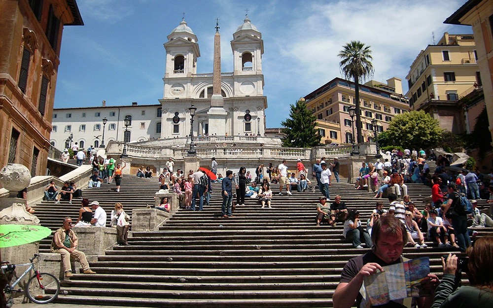 Что посмотреть и сделать в Риме за 24 часа-Испанская лестница, Рим, Италия